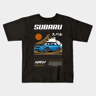 Impreza WRX Rally Car Kids T-Shirt